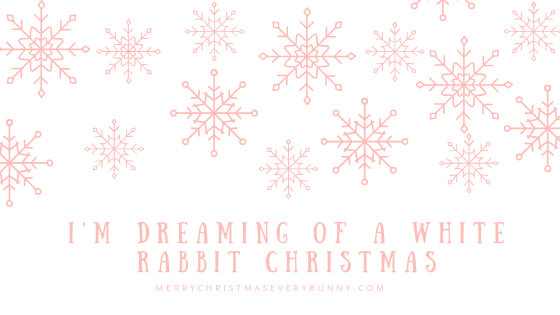 I’m Dreaming of a White Rabbit Christmas